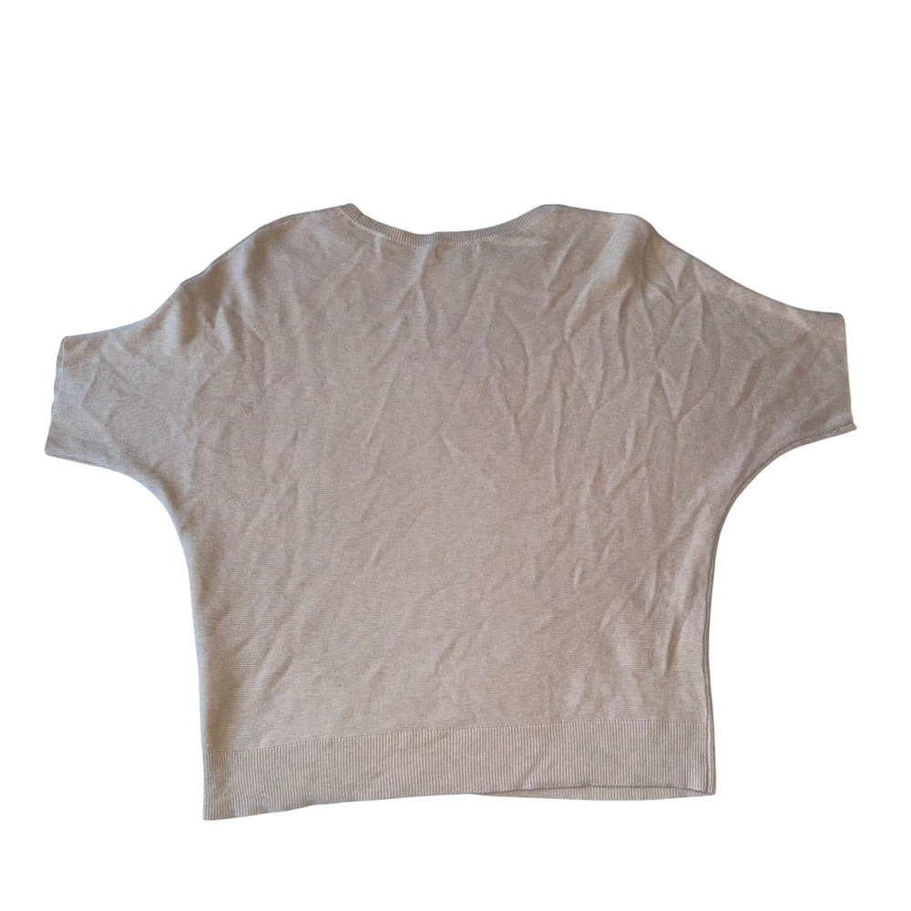 Quince Batwing Sweater Women Small Beige Excellent Cotton Viscose Cashmere Blend - Picture 4 of 4
